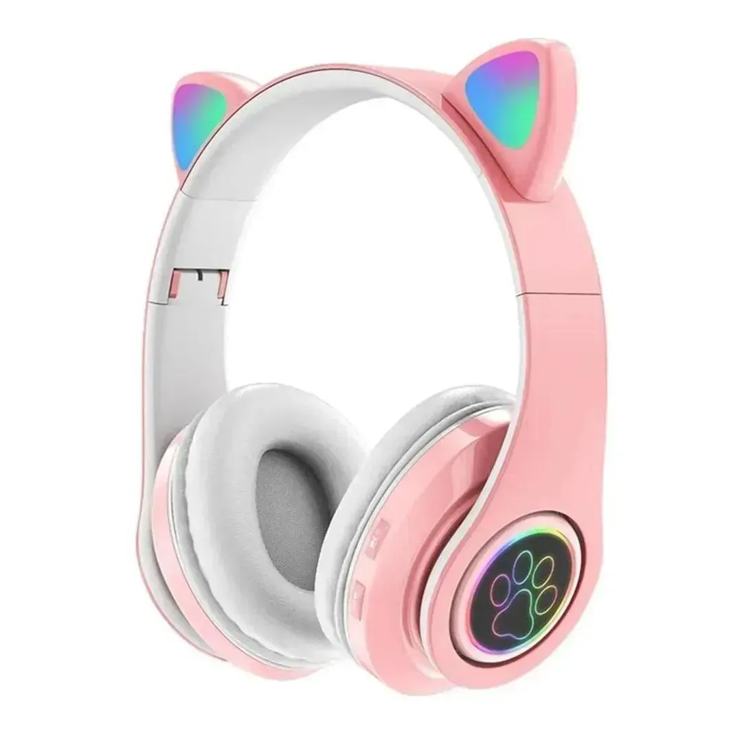 Cat Ear LED Headphones Multicolor ABS for Teens Young Adults - Image 4